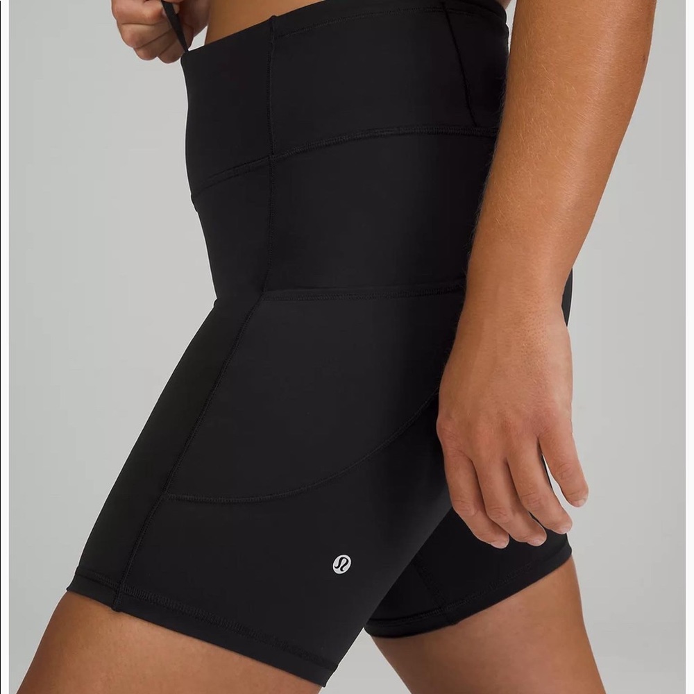 lululemon fast and free bike shorts 8”